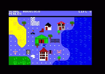 Moto Driver (F) (1986) screen shot game playing